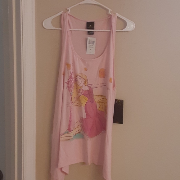 Hot Topic Tops - Rapunzel pink tank top